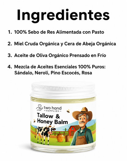 Bálsamo de Sebo y Miel 100% Natural - 57g